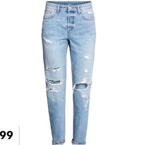 H&M Low Waist Boyfriend Jean